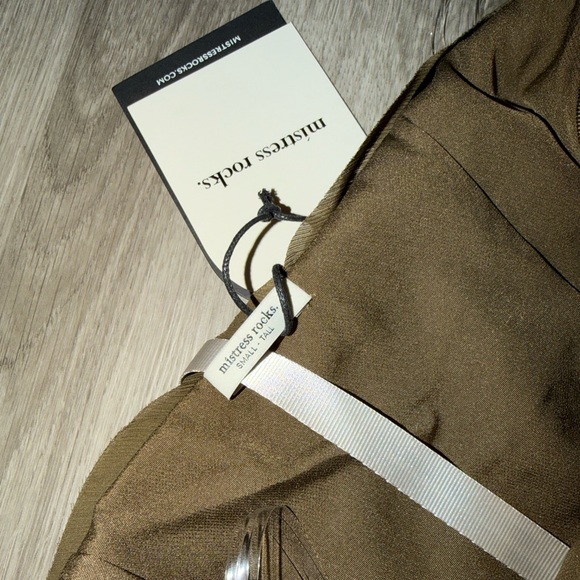 Mistress Rocks Olive Strapless ruffle mini dress - Picture 6 of 13